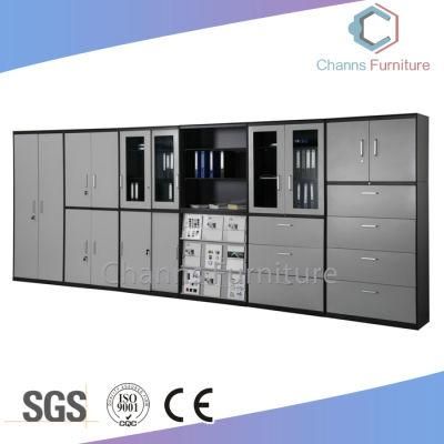 High Quality Wooden File Cabinet, Grey Office Bookcase (CAS-FC18503)