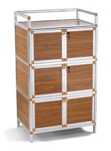6 Doors Wooden Aluminum Cabinet (601L)