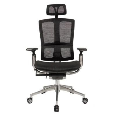 High Quality Luxury Aluminum Frame Office Swivel Chair Lifting Full Mesh High Back Ergonomic Reclining Home Office Chairs