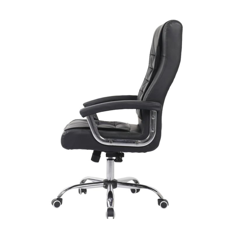 Ergonomic PU Leather Comfortable Revolving Chair Executive Swivel Chair