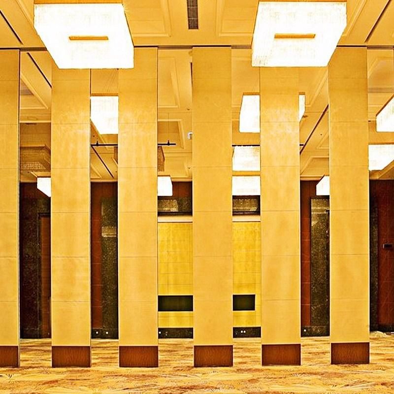 High Wall Hotel Cubicle Design Sliding Folding Operable Soundproof Partitions