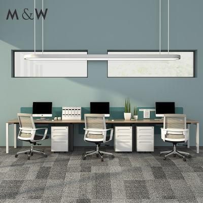 Modern Table Wooden Work Station Design Office Desk Table Modular Low Price Cubicle Office Workstations with Partition