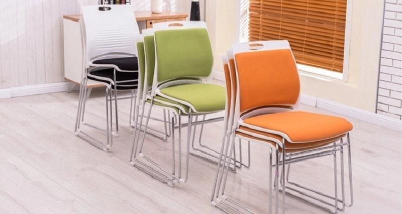 Hot Sale Fabric Commercial Training Room Stackable Conference Office Plastic Chairs
