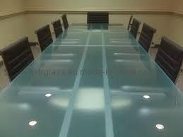 High Quality Tempered Meeting Table Top