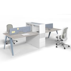 Fashionable Contemporary 4 Seater Workstation