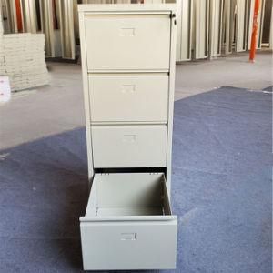 Factory Sale High Quality Office Vertical 4 Drawer Steel Archives Storage Card Box Filing Cabinet