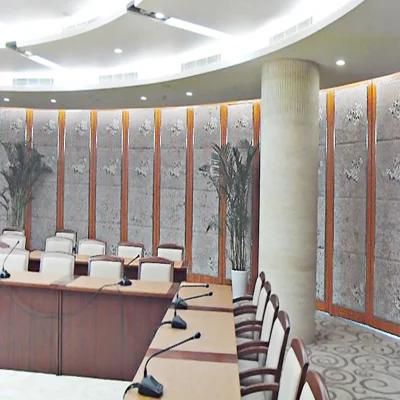 Saudi Arabic Conference Hall Movable Soundproof Active Sliding Aluminium Operable Partition