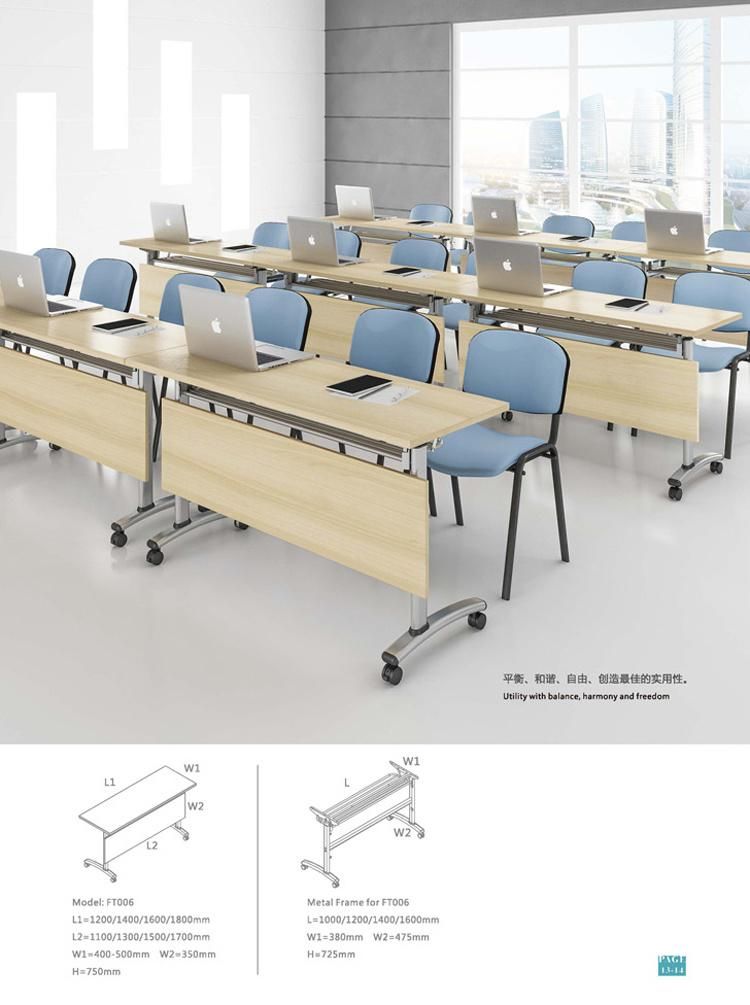 China Factory Good Price Modern Folding Table for School Desk Office Training Table