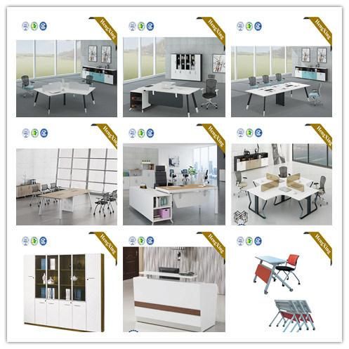 Modern Simple Design Fabric Seat Plastic Training Chair (HX-PLC003)
