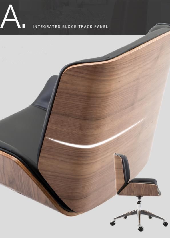 Blendwood Modern Swivel Computer Executive Office Leather Chair