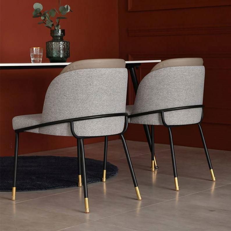 European Style Stainless Steel Black Leg Change Color Chair Furniture Wholesale Dining Chair