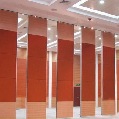 Movable Wall Aluminum Track Soundproof Wood Partition for Banquet Hall