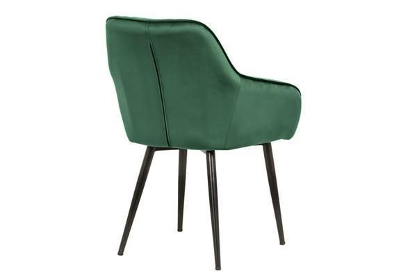 Home Furniture Modern Fabric Dining Chair with Metal Legs