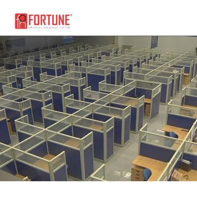 High Wall Blue Staff Aluminum Work Cubicles Office Workstation Cubicle