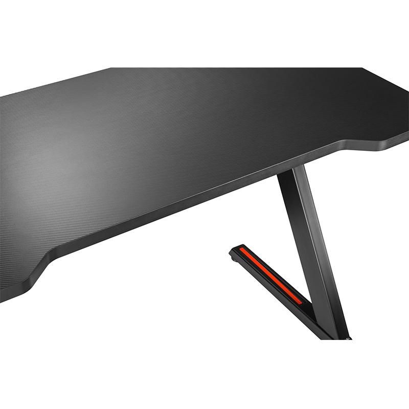 Gaming Desk Computer Desk Z-Shaped Office with Cup Holder and Headphone Hook