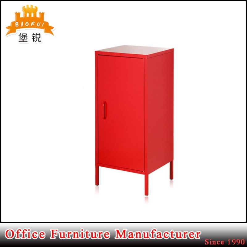 Colorful Low Height 3 Tiers One Door Steel Cabinet