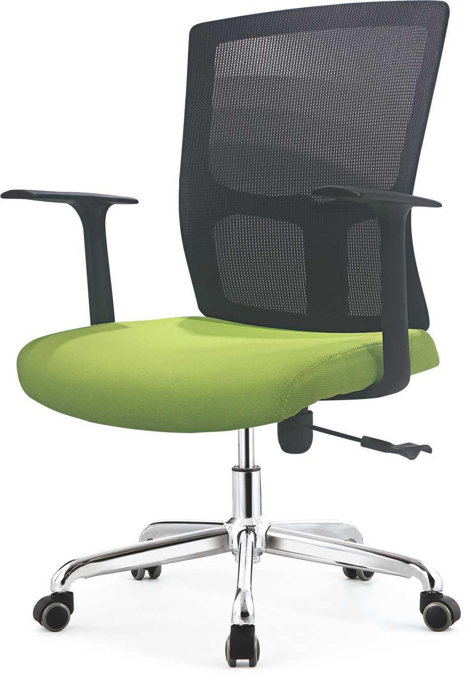 Durable Swivel Computer Director Office Chair with T-Shaped Armrest