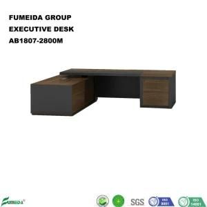 Office Furniture Melamine Flake Chipboard Boss Executive Manager Table (AB1807)