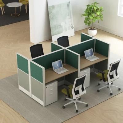New Office Aluminum Profile Partition Desk Workstation with Desktop Partition