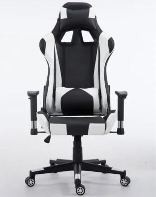 PVC Leather Office Gaming Chair with Headrest and Lumbar Support