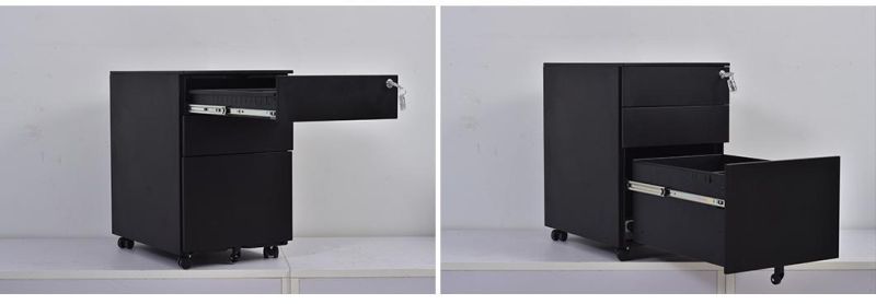 Hot Sale Modern Attractive Furniture Round Side Office Mobile Pedestal File Cabinet