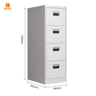 Home Office Vertical 4 Drawer Metal Filing Cabinet for Sale