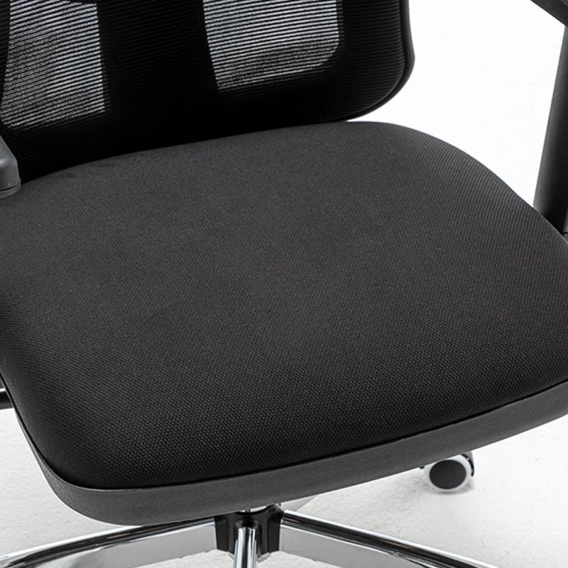High Back Home Office Chair with Tilt Function, Mesh Back and Seat (Black)