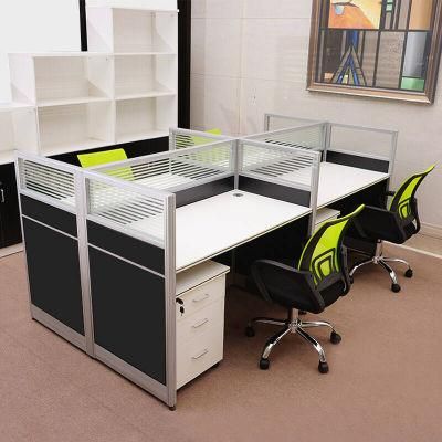 Modern Furniture Comfortable Office Chair 4 Person Office Workstation