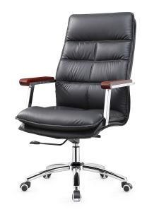 Foshan Factory Metal Swivel Base High Back Leather Director Office Chair Furniture A178