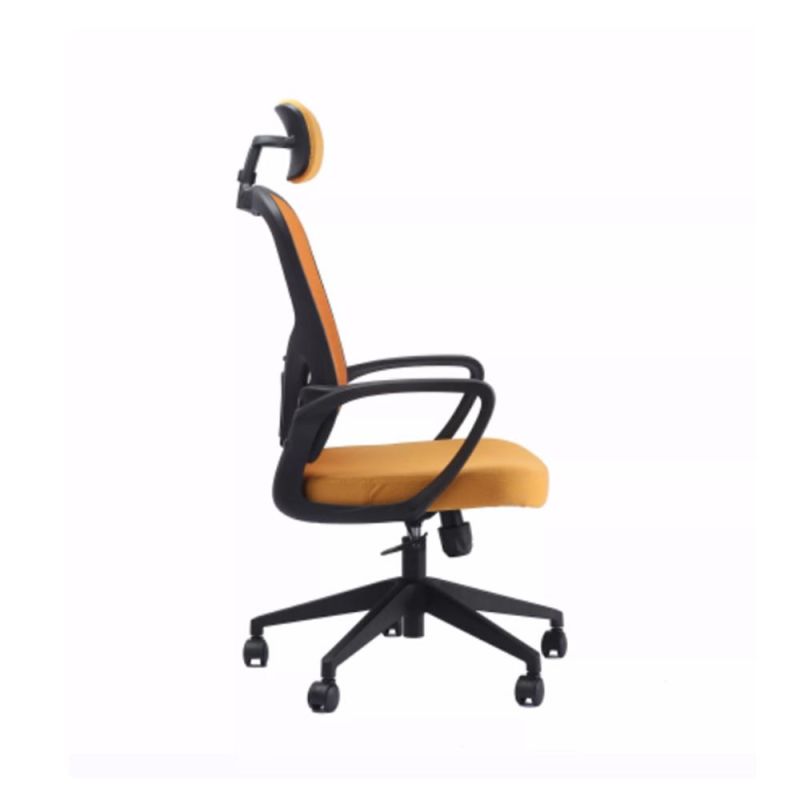 Adjustable Seat Cushion and Headrest Breathable Mesh Back Reclining Computer Office Chair