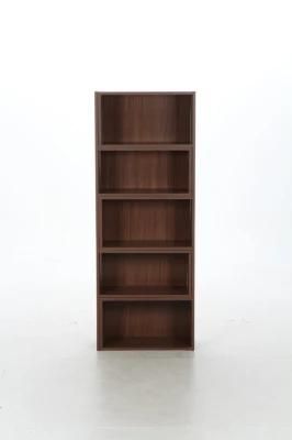 Easy-Assembly Modern Wood Bookcase Cabinet Home Furniture Storage with High Quality