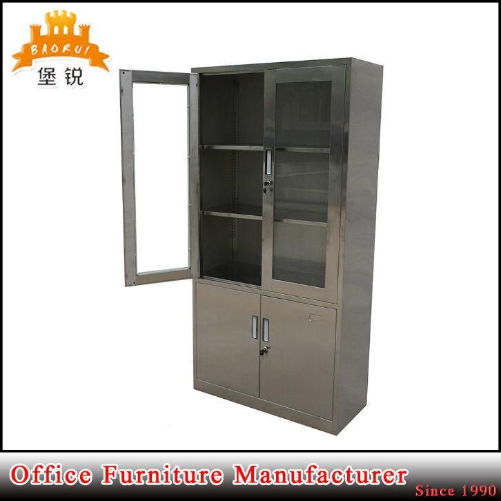 Stainless Steel Cupboard Metal Medical Drug Storage Cabinet