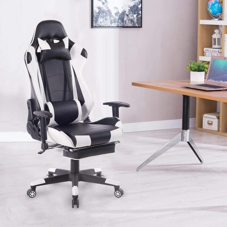 (MED-F) Partner Ergonomic Gaming Chair High Back Swivel Computer Office Chair Headrest Lumbar Support Recliner Racing Chair