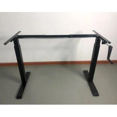 Ergonomic Office Manual Height Adjustable Desk Table Sit Stand Standing Desk Frame