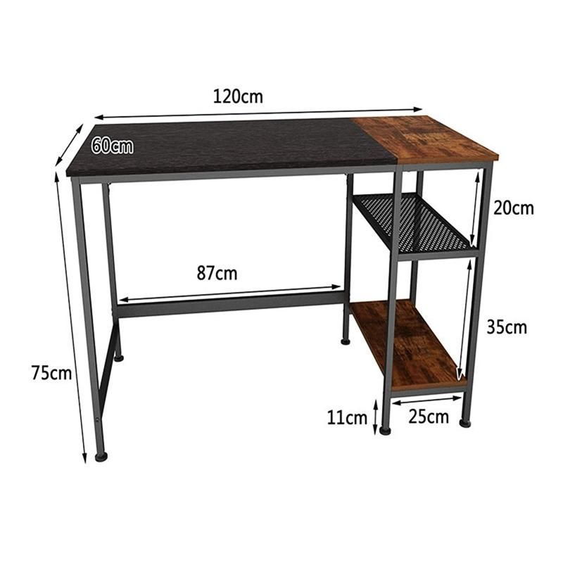 Home Simple Desk and Bookcase Combination Bedroom Desk 0335