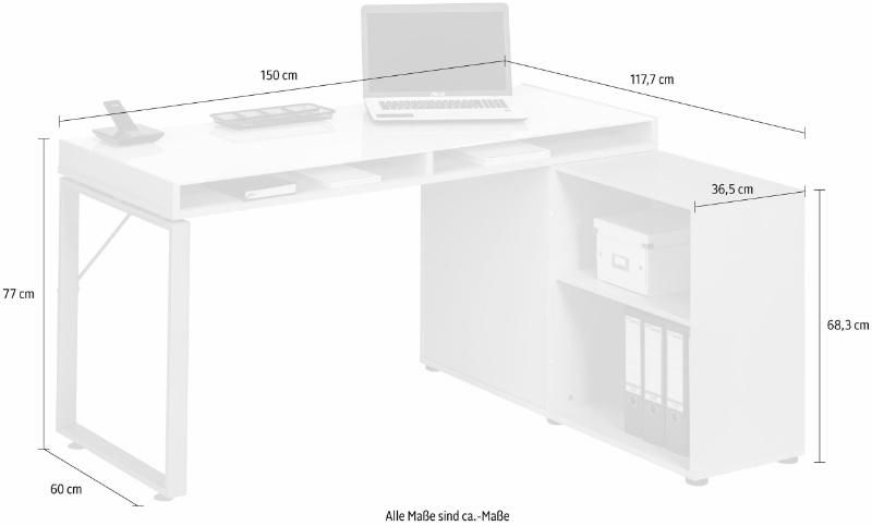 Adjustable Laptop Wood Bookshelf with Shelf Metal