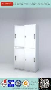 Documents Cabinet with Upper &amp; Lower Sliding Doors File Cabinet