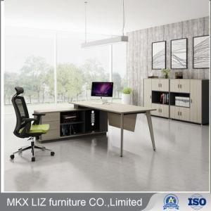 Modern Design Executive Office Desk with Metal Legs (CM-64)