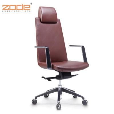Zode Manager Old Fashioned High Back PU Leather Office Furniture Computer Desk Chair