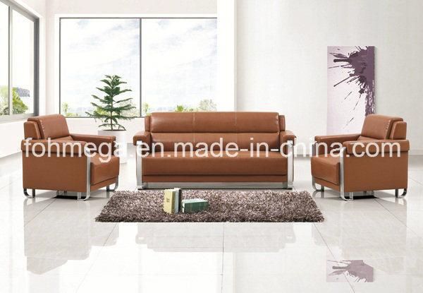 Sofa Set Luxury Leather Sofa (FOH-8807)