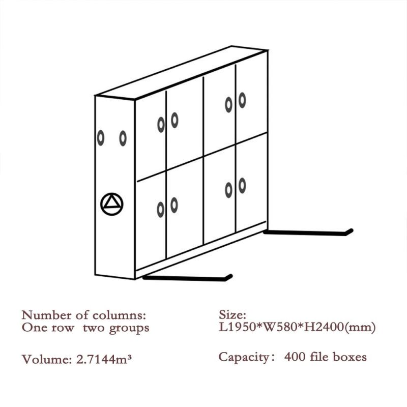Manufacture Direct Sale Moving Mass Shelf for Document Storage