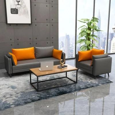 High Quality Leather Office Room Sofa Set New Modern Design Waiting Room Furniture Sofa Customized