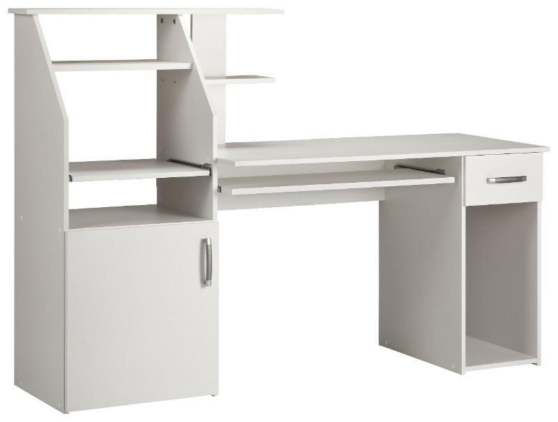 Saving Space Shelf Combination Desktop Wood Computer Desk