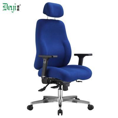 High Back Computer Manager Commercial Furniture Functional Mechanism Soft Foam Ergonomic Office Fabric Chair