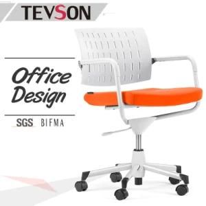 Low Back Plastic Staff Computer Office Swivel Chair