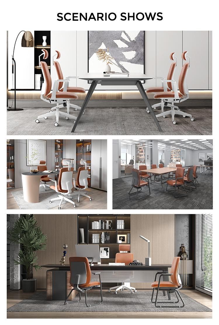 Factory Directly Big Tall Manager Swivel Leather PU Office Chair Ergomic Executive Chair