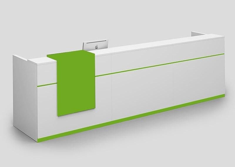 Hl-032 2021 Top Quality Mix Color Salon Reception Table Consult Table for Sale Cashier Desk Check-out Counter Checkstand