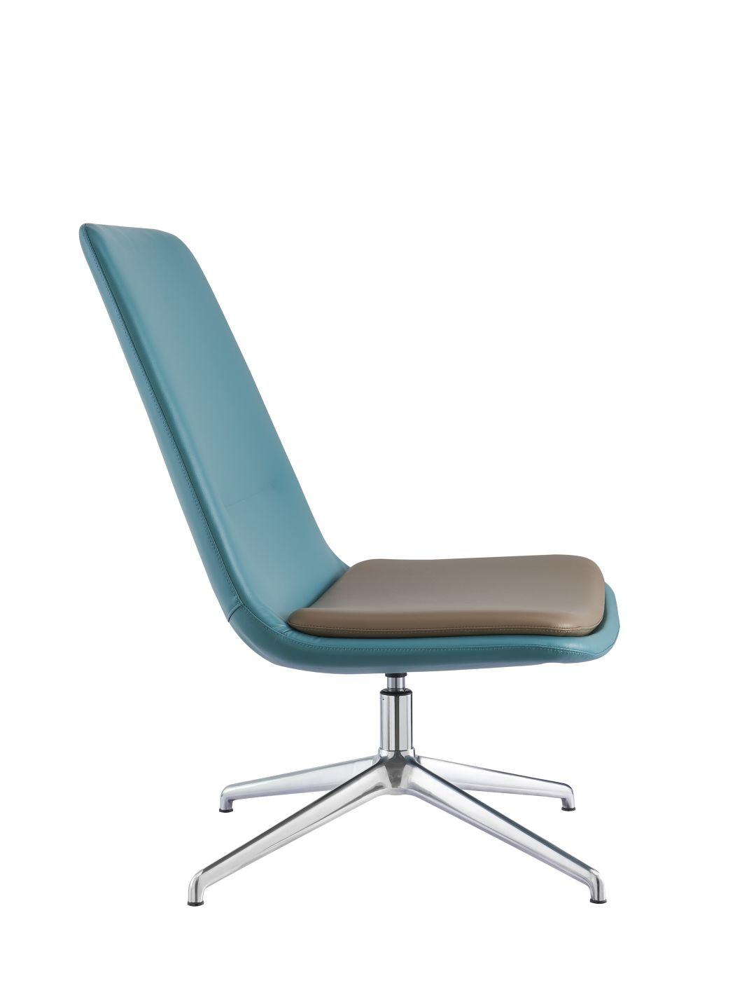 Classic Fashion Middle Leisure Lounge Seating PU Leather Boss Manager Executive Ergonomic Eco-Friendly Home Office Chair