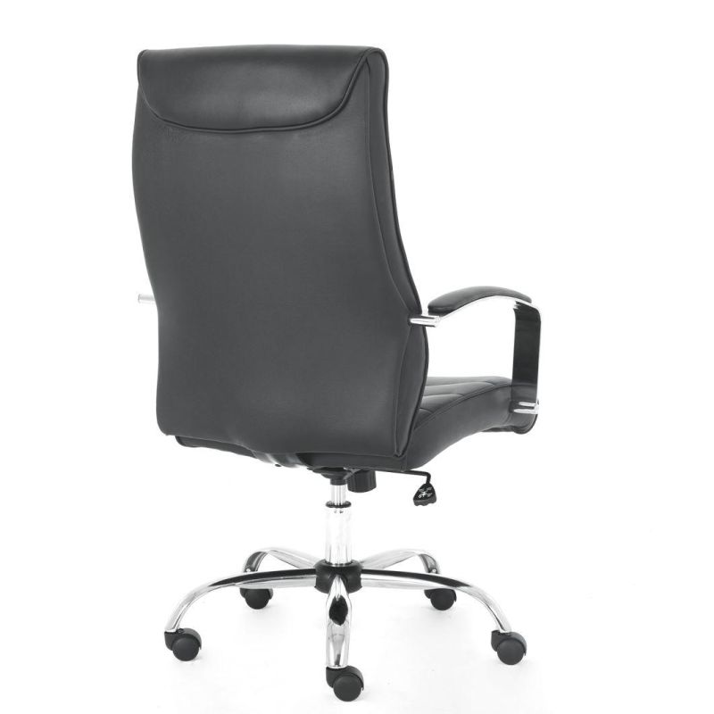 Factory Wholesale High Quality High Back Chrome Base Office Chair