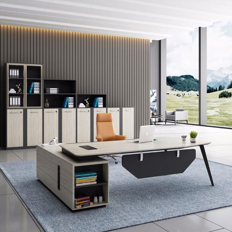 Fashion Office Boss Table Design Modern Melamine Manager Executive Desk